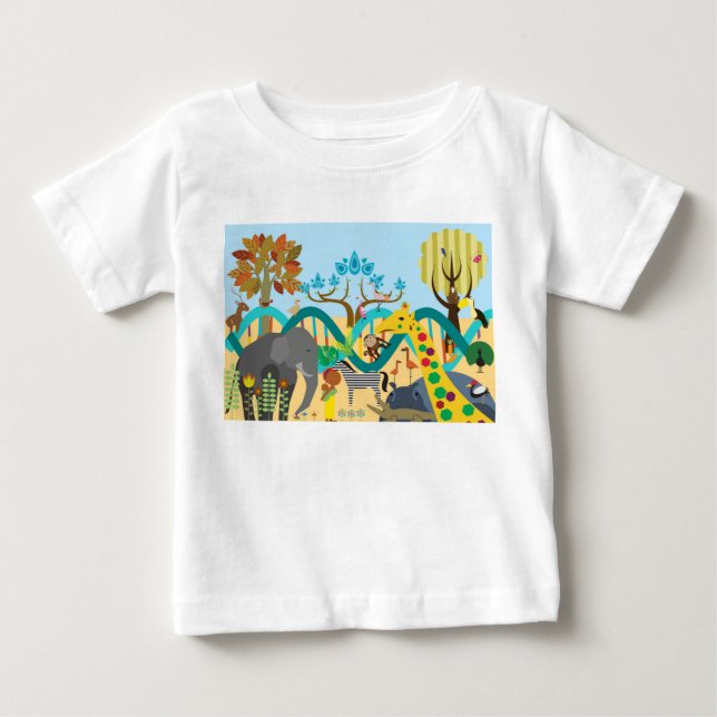 Camiseta Para Bebê África (Frente)