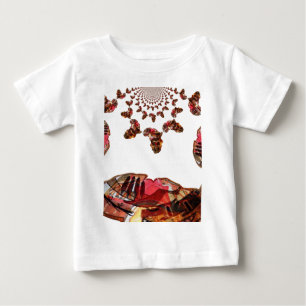 Camiseta Para Bebê África em Movimento: Kaleidoscope Map Design