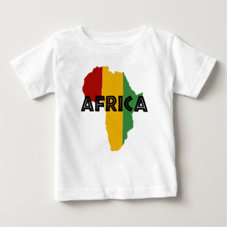 Camiseta Para Bebê Africa Rasta Color