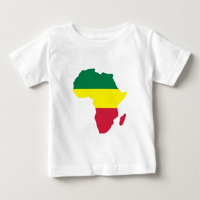 Camiseta Para Bebê Africa Reggae (Frente)