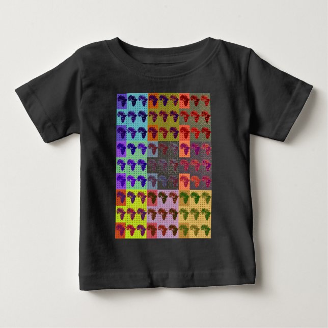 Camiseta Para Bebê Áfricas (Frente)