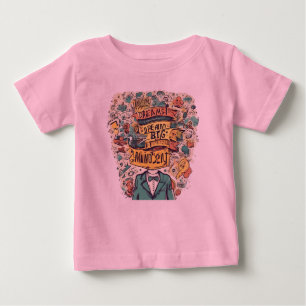 Camiseta Para Bebê Afro Boho Queen - Colorida Artística