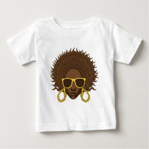 Camiseta Para Bebê Afro legal