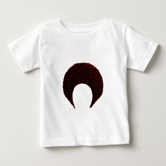 Camiseta Para Bebê Afro Red O MUSEU Zazzle Dons (Frente)