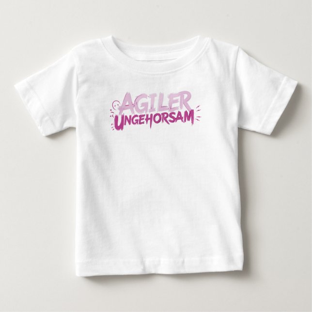 Camiseta Para Bebê Agiler Ungehorsam (Frente)