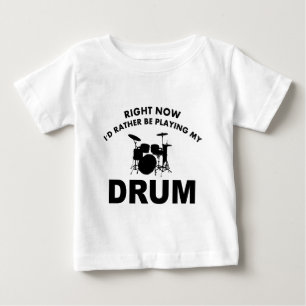 Camiseta Para Bebê Agora eu preferencialmente estaria jogando o