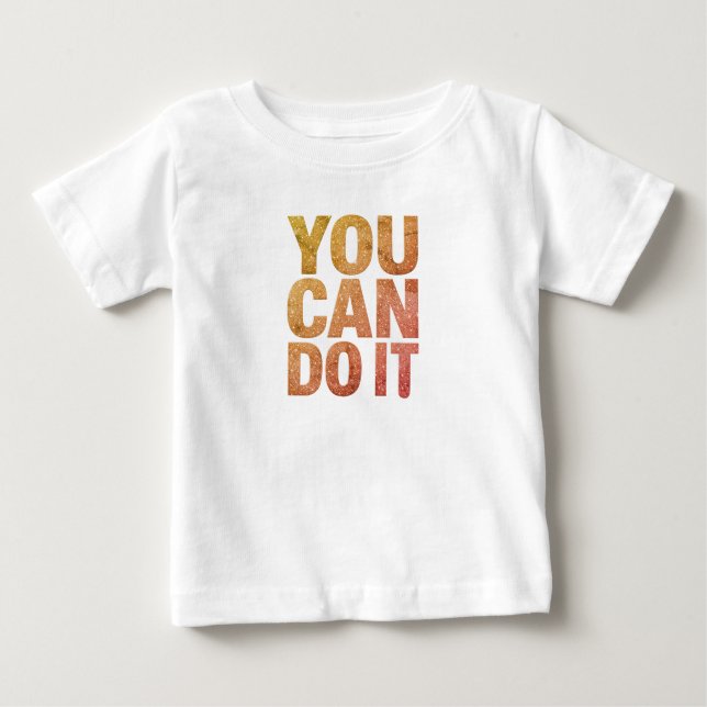 Camiseta Para Bebê Aguente firme (Frente)