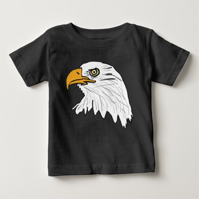 Camiseta Para Bebê Águia (Frente)