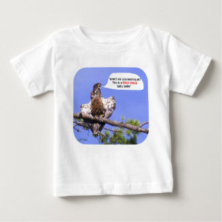 Camiseta Para Bebê Águia americana nova irritada