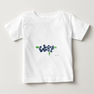 Camiseta Para Bebê Airelas frutas da cozinha da água comida