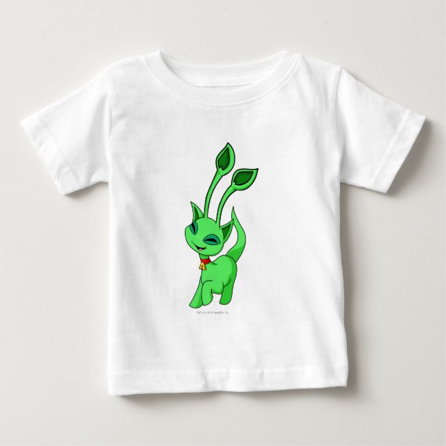 Camiseta Para Bebê Aisha Green (Frente)