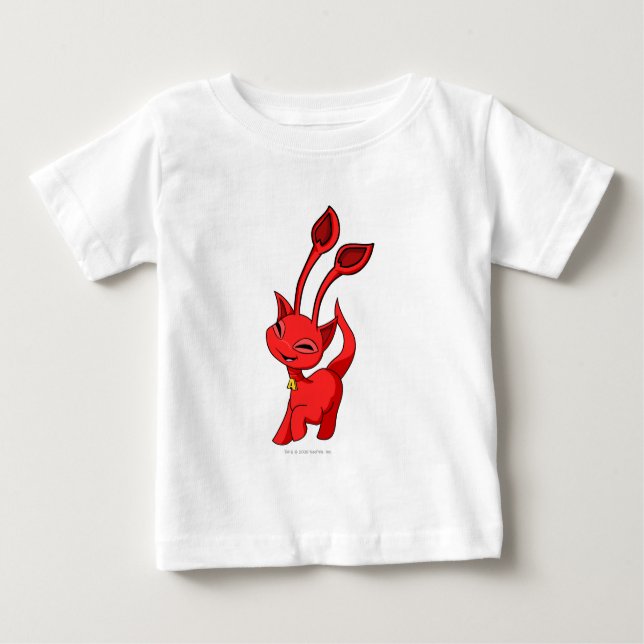 Camiseta Para Bebê Aisha Red (Frente)