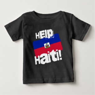 Camiseta Para Bebê Ajude o Haiti!