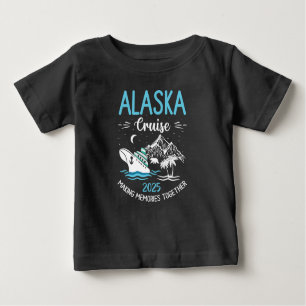 Camiseta Para Bebê Alaska Cruise 2025 Matching Family