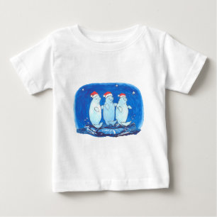 Camiseta Para Bebê Alaska Whimsical Christmas Willife