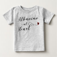 Albanês At Heart Camiseta, Albânia