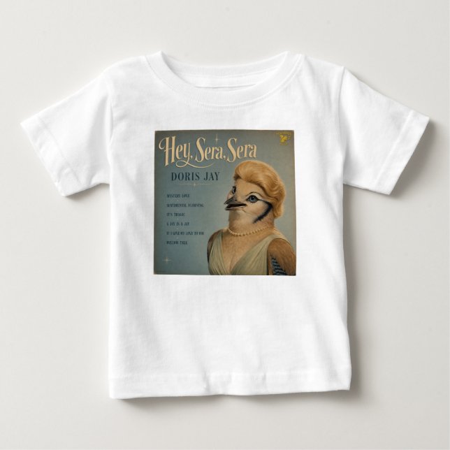 Camiseta Para Bebê Álbum de Doris Jay: uma Paródia (Frente)