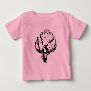 Camiseta Para Bebê Alcachofra
