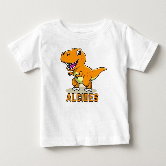 CAMISETA PARA BEBÊ ALCIDES (Frente)