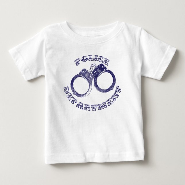 Camiseta Para Bebê Aldemas policiais (Frente)