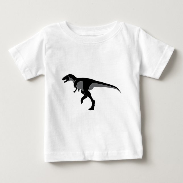 Camiseta Para Bebê Alectrosaurus Dinosaur (Frente)