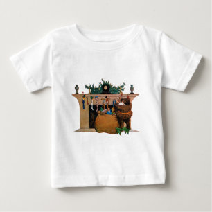 Camiseta Para Bebê Alegre e Velho Elfo de Natal, Jessie Willcox Smith