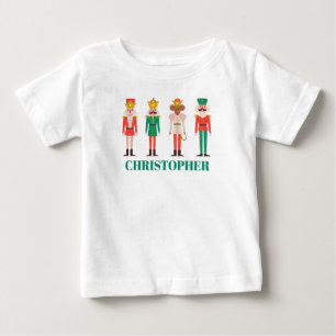 Camiseta Para Bebê Alegre quebra-nozes de Natal