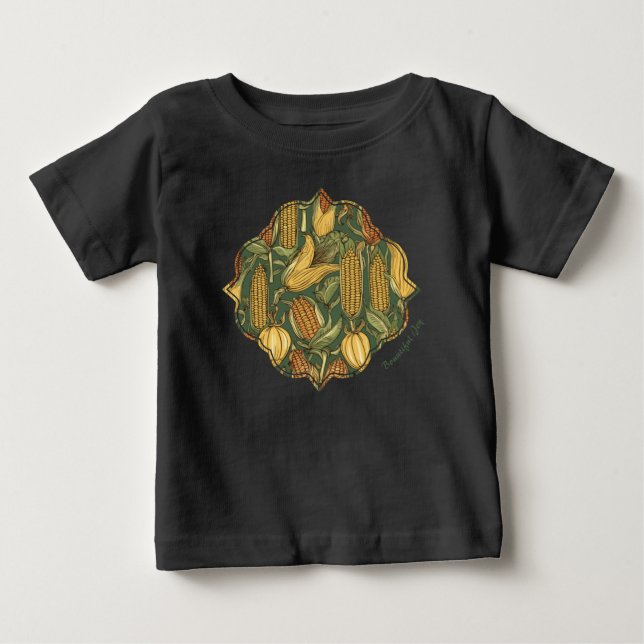 Camiseta Para Bebê Alegria Abundante (Frente)