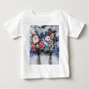 Camiseta Para Bebê Alegria - Feliz Natal - Feliz