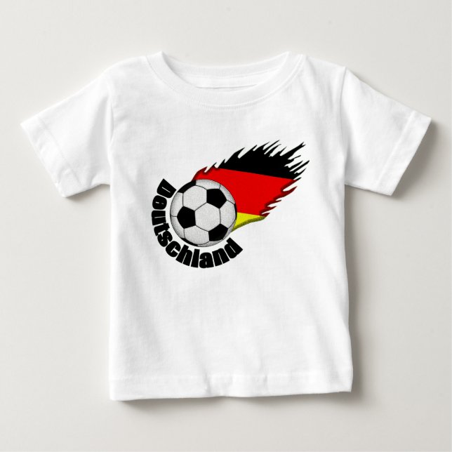 Camiseta Para Bebê alemanha (Frente)