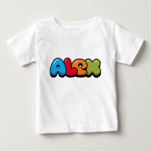 Camiseta Para Bebê Alex