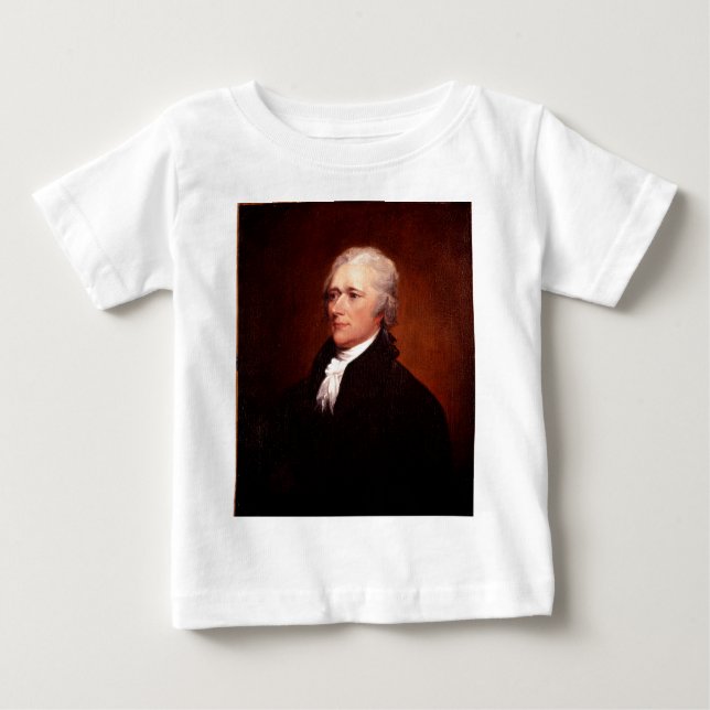 Camiseta Para Bebê Alexander Hamilton (Frente)