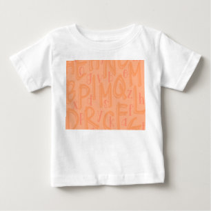 Camiseta Para Bebê Alfabeto