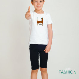Camiseta Para Bebê Alfabeto Animal H Para Cavalos
