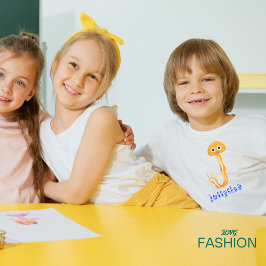 Camiseta Para Bebê Alfabeto Animal J Para Água-Vidro