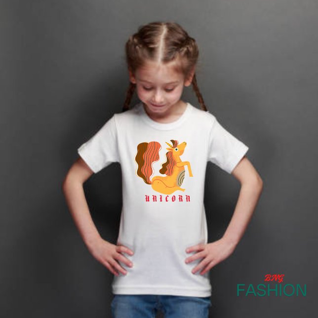 Camiseta Para Bebê Alfabeto Animal U Para Unicórnio (Criador carregado)