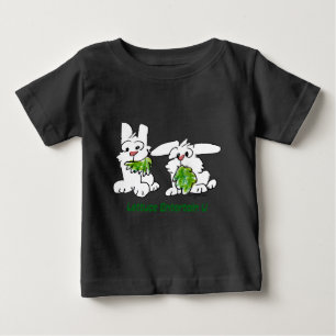 Camiseta Para Bebê Alface Entertain U Cartoon Rabbits