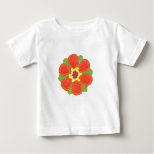 Camiseta Para Bebê Algodão Dotty de Gerber da flor