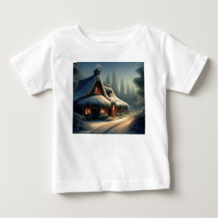 Camiseta Para Bebê Algodão Natal 4