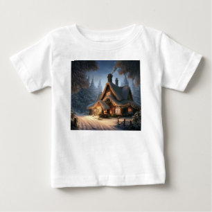 Camiseta Para Bebê Algodão Natal 5