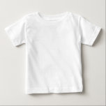 Camiseta Para Bebê Algodão Natural Branco Simples<br><div class="desc">Camisa-T De Bebê De Algodão Natural Branco Simples</div>