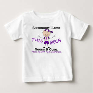 Camiseta Para Bebê Alguém Que Eu Amo - Lupus (Rapaz)