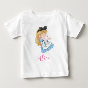 Camiseta Para Bebê Alice Bonita na Garota Maravilha
