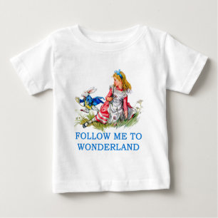 CAMISETA PARA BEBÊ ALICE IN WONDERLAND