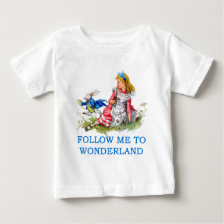 CAMISETA PARA BEBÊ ALICE IN WONDERLAND