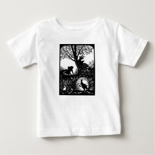 Camiseta Para Bebê Alice no País das Maravilhas