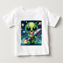 ALIEN COM UM FOGUETE