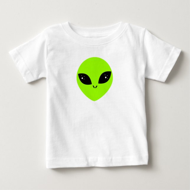 Camiseta Para Bebê Alienígena  (Frente)