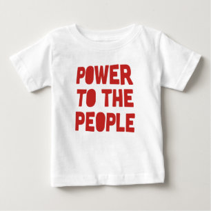 Camiseta Para Bebê Alimentação Para As Pessoas