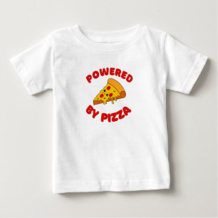 CAMISETA PARA BEBÊ ALIMENTADO POR PIZZA